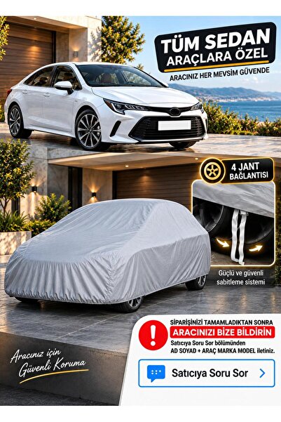 COCEM Tüm Sedan Araçlar Ile Uyumlu Lüks Araba Brandası Miflonlu Branda Oto Ça...