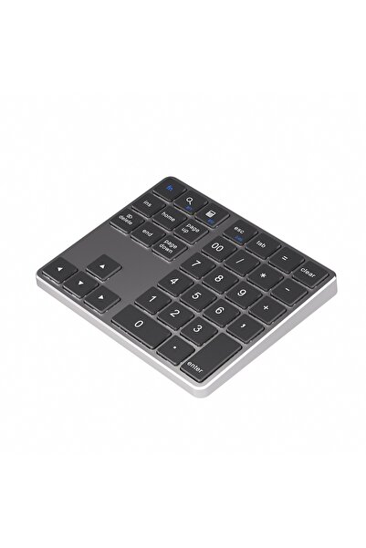 Choice1 kebidumei Gray Dual Mode Numeric Keypad 2.4G Wireless Keyboard Dual B...
