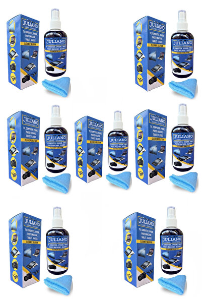 JULIANO 7 Adet 250 ML + 5 Adet 50 ML- Gözlük, Cep Telefonu,TV, Bilgisayar, Laptop, Tablet, Temizlik Seti