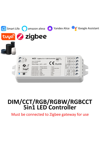 Choice14 WZ5 Zigbee 5in1 Tuya LED Controller Wifi Zigbee 2in1 5in1 WT1 WZ1 WT...