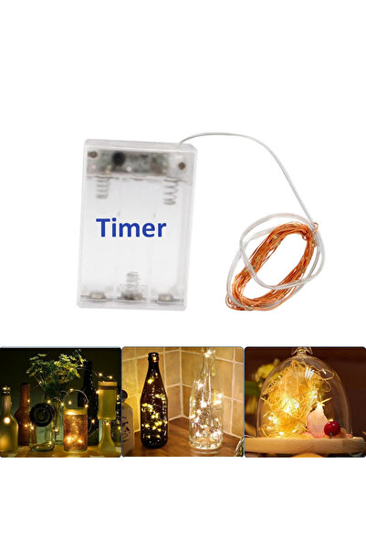 Choice With Timer Function Warm White 2M Battery Box Timing Light String Copp...