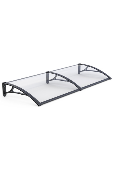 MAPROFI PLEXIGAS PRO τέντα πόρτας 200x80 εκ., Μαύρο/Διαφανές, Φύλλο ακρυλικού...