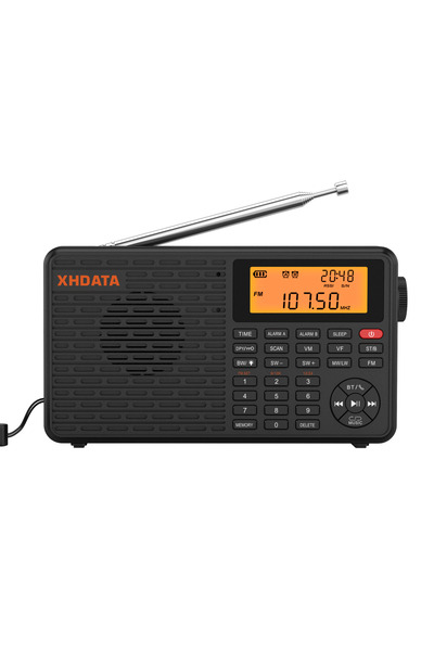 Choice راديو محمول رقمي ستيريو D-109 XHDATA D-109 AM SW MW FM متوافق مع البلو...