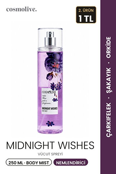 Cosmolive Vücut Spreyi Body Mist | Bombshell | Midnight Wishes | Kadın | Işıl...