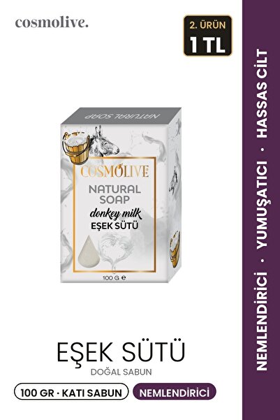 Cosmolive Natural Soap |   Donkey Milk |   Solid Soap |   Facial Hair Skin Ca...