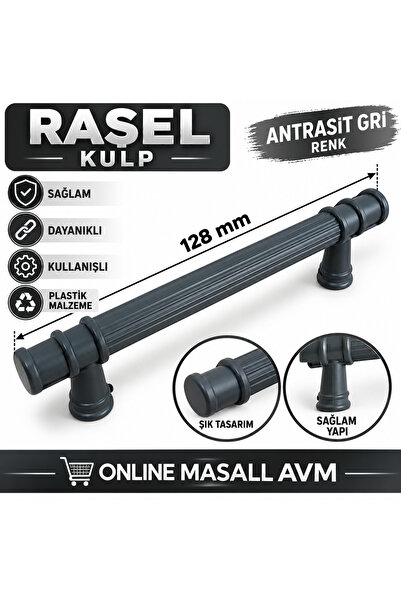 Online Masall AVM Raşel yüzük plastik kulp 128mm şifonyer,komidin,mutfak dola...
