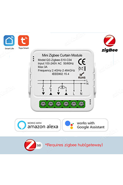 choice2 Zigbee Tuya WiFi Zigbee Smart Curtain Switch Module for Roller Blinds...