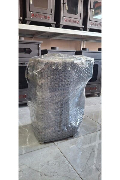 etinova Pelet Sobası Eti-K002 Manuel Fırınlı (Kuzineli) Pelet Soba