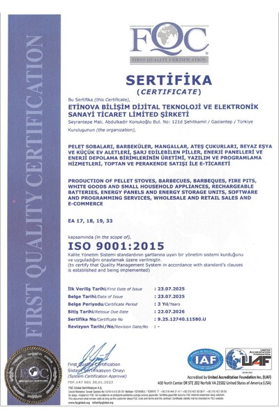 etinova Eti-K5 Küçük Üç Tarafı Camlı Fırınsız Şömine Tipi Pelet Soba