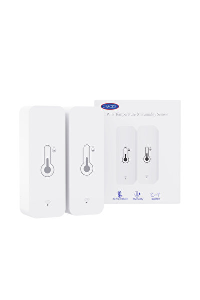 Choice 2 PACKS 2PACK Tuya WiFi Temperature and Humidity sensor Smart Life APP...