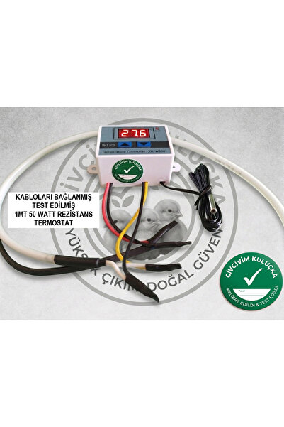 diasithalat Kuluçka Ana Kucağı Termostat Rezistans Seti Mini Isıtma Kontrol K...