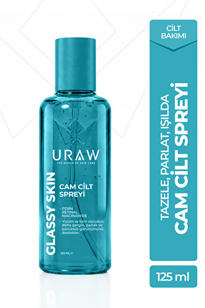 Uraw Cam Cilt Spreyi | Glassy Skin | Cam Cilt Görünümü Veren PDRN + Retinal +...