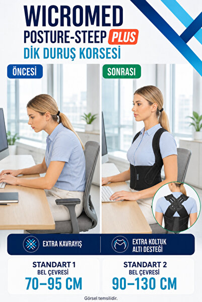 wicromed Posture Steep Korset Dik Duruş Korsesi Lüx