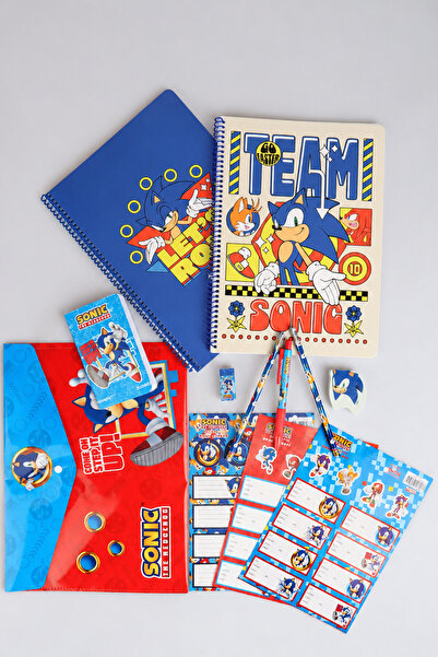 Sonic X Dekomus "Speed Force Collection" Licensed 13 Piece Stationery Set 2 A...