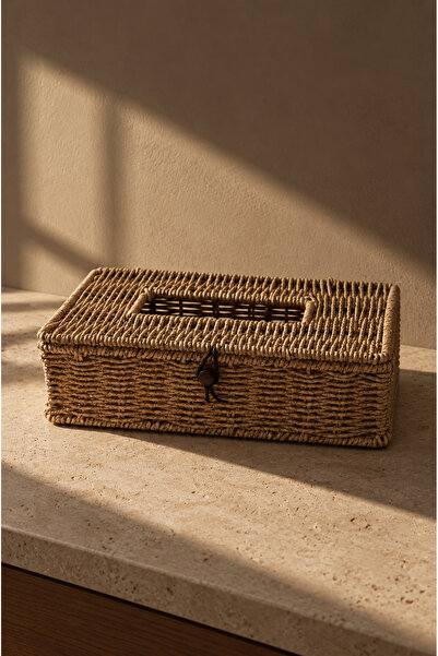 Dekorzdükkan Wicker Napkin Holder