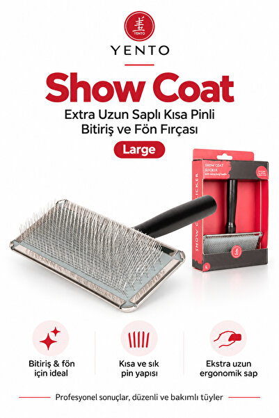 Genel Markalar Yento Show Coat Extra Uzun Saplı Kısa Pinli Kedi & Köpek Taram...