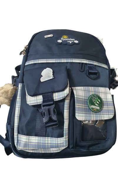 Relaxion Style Primary School Bag Code:1450 Navy Blue