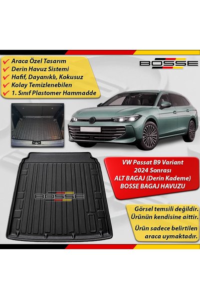 BOSSE VW Passat B9 Bagaj Havuzu Variant ALT BAGAJ (Derin Kademe) 2024 Sonrası...