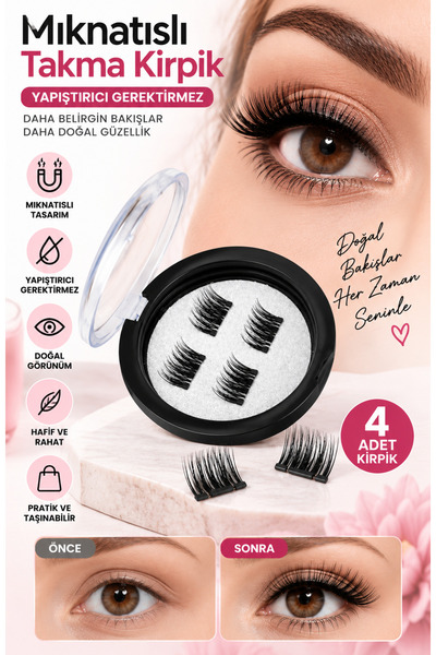 MAQYA Cosmetics Mıknatıslı Takma Kirpik Maqya1448