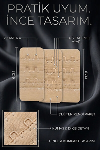 Atelier Tuberose Bra Extender Hook and Eye Closure