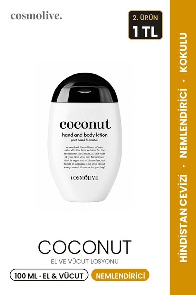 Cosmolive Hand and Body Lotion |   Coconut Cream |   Scented |   Moisturizing...