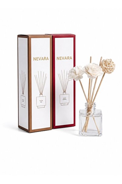 VEYA فواحة أعواد عطرية فيا من قطعتين - روز وجاردينيا – 50 مل