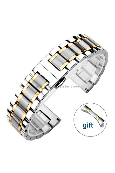 Choice 22mm Silver-Gold 12 13 14 15 16 17 18 19 20 21 22 23 24mm Stainless St...