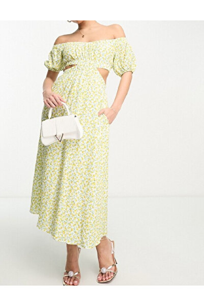 Evendi Rochie medie, Galben
