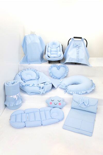 Umaybebek Babynest Puset Örtüsü Alt Açma Emzirme Yastığı Bel Destekli Ana Kuc...
