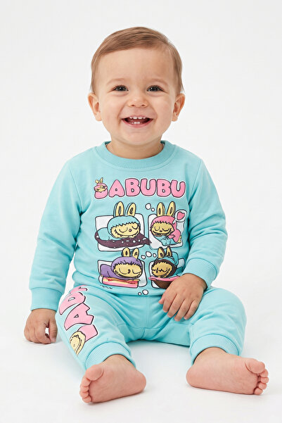DÜŞ GİYİM Baby Labubu Top and Bottom Set