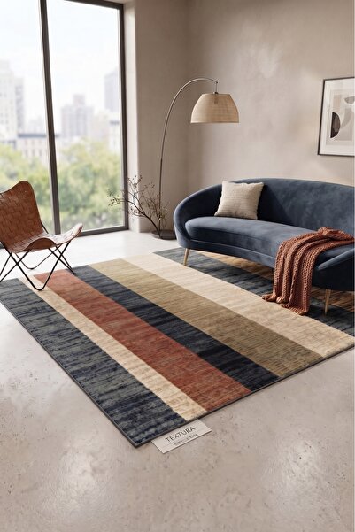 Primo Plus Modern Printed Rectangular Polypropylene Rug, Warm And Anti-slip 1...