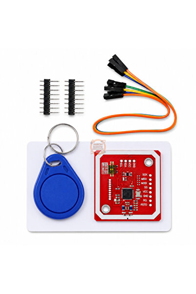 Genel Markalar NFC Modül PN532 13.56MHz RFID Okuyucu Yazıcı Kart ve Anahtarlı...