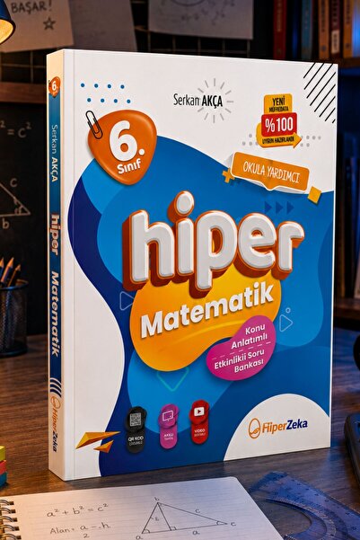 HiperZeka 2026 6. Sınıf Hiper Matematik Konu Anlatımlı & Etkinlikli Soru Bank...