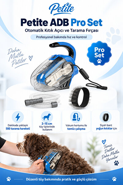 Petite ADB Otomatik Kıtık Açıcı ve Tarama Fırçası Pro Set