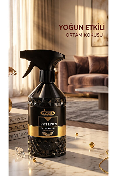 Rivola Soft Linen Lüks Yoğun Etkili Ortam Kokusu Kalıcı Oda Ev Ofis Spreyi 50...