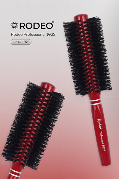 RODEO 1023 Hair Brush Blow Drying, Combing, Styling - Heat Resistant, Anti-Frizz