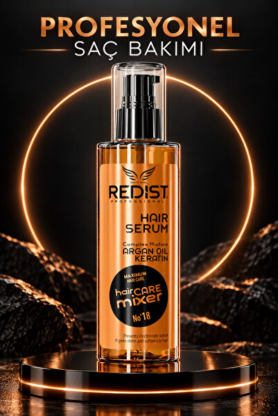 Redist Argan & Keratin Saç Serumu – Onarıcı Ve Güçlendirici Bakım -Vegan 125 ml