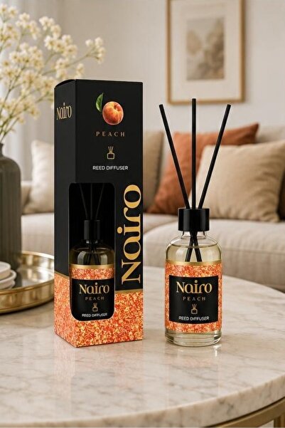 Zeria Home Çubuklu Oda Kokusu Uzun Süre Kalıcı Etkili 100ml Şeftali Kokusu