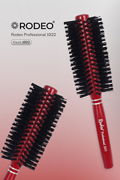 RODEO 1022 Hair Brush Blow-Drying, Combing, Styling - Heat Resistant, Anti-Frizz