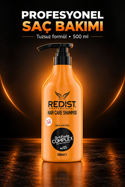 Redist Tuzsuz Brezilya Fönü Şampuanı – Uzun Süreli Pürüzsüzlük ve Yoğun Bakım | Vegan Formül | 500 ml