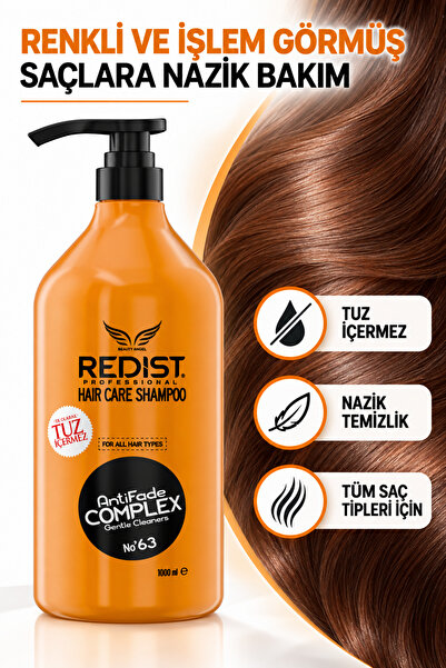 Redist Tuzsuz Şampuan Etkili Keratin Sonrası Bakım – Uzun Süreli Pürüzsüzlük ve Nem Desteği | 1000 ml