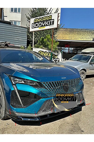 ANKARA BODYKİT PEUGEOT 408 ÖN LİP - PLASTİK - PARLAK SİYAH