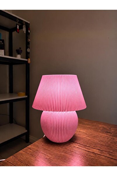 H&A 3D DESİGN Mushroom Abajur Modern Dekoratif Gece Lambası