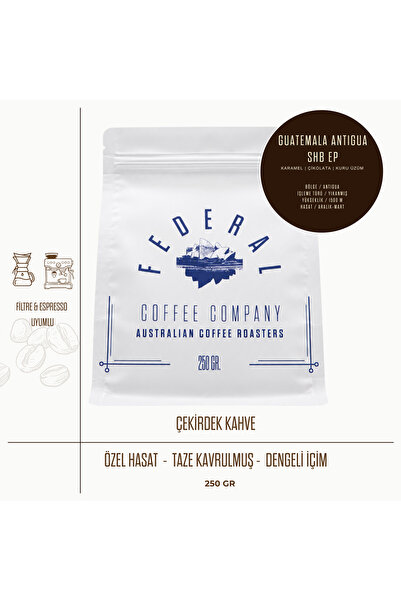 FEDERAL COFFEE COMPANY Guatemala Antigua (Çekirdek Kahve) 250gr