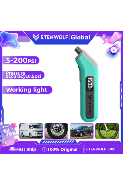 Choice ETENWOLF T300 Digital Tire Pressure Gauge 3-200 PSI Calibrated to ANSI...