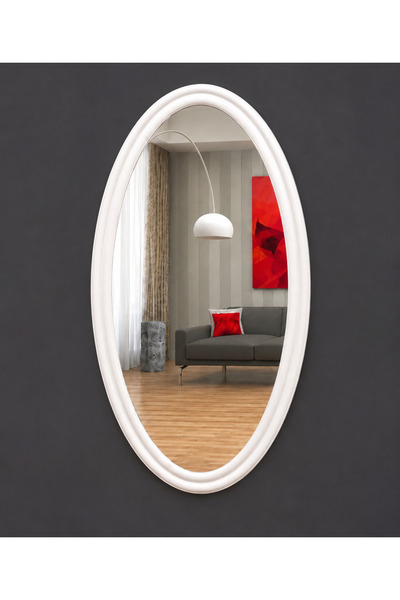 BMD MOBİLYA Dekoratif Oval Boy Aynası – Duvar Aynası | Salon, Antre ve Yatak ...