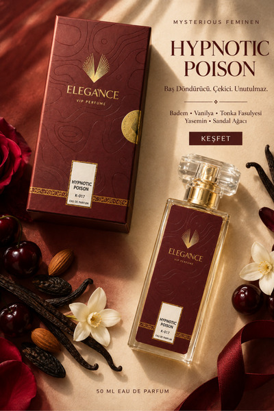 silver elegance vip perfume Hypnotic Poison Edp 50 ml – Tatlı, Vanilyalı ve O...