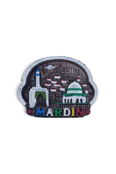 Genel Markalar Mardin magneti polyester kabartma hediyelik magnet