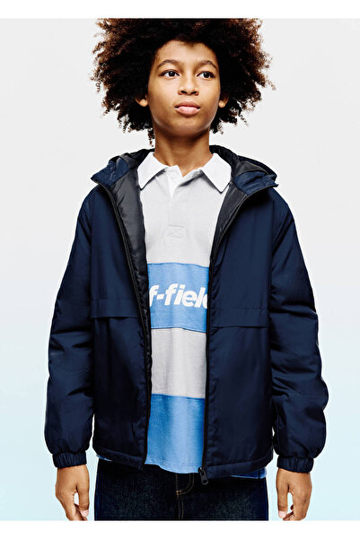 MANGO Kids Kapüşonlu kapitone anorak
