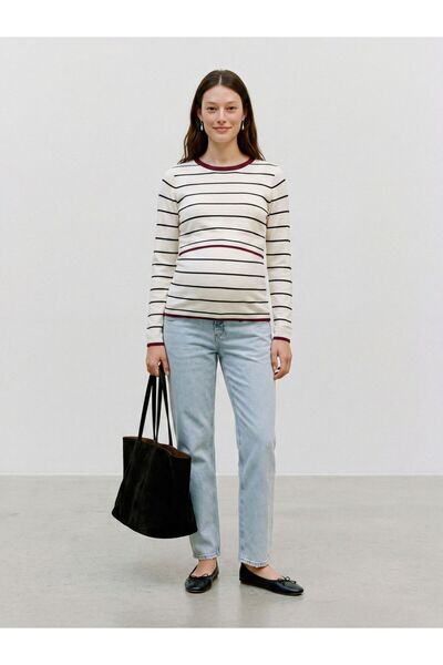 Vero Moda Maternity Mom-Jeans mit hoher Taille